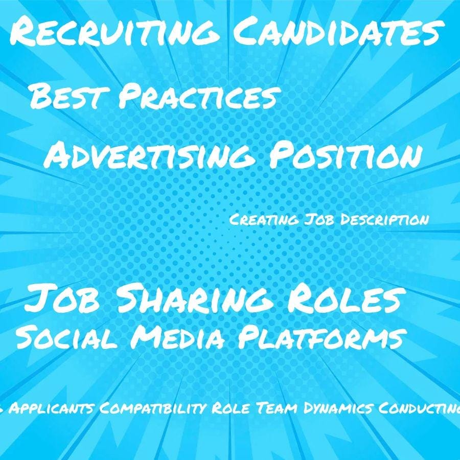 what are the best practices for recruiting candidates for job sharing roles